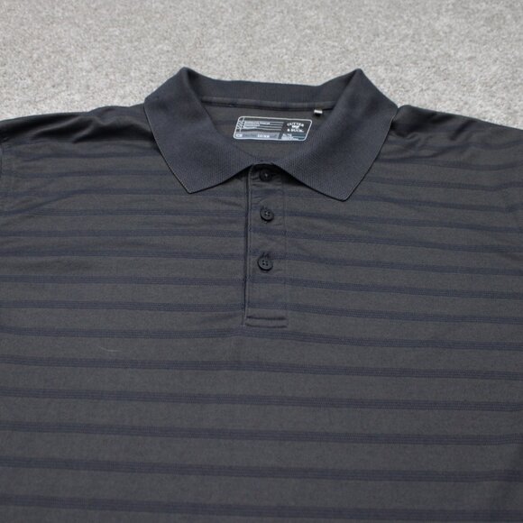 Cutter & Buck CB DryTec Luxe Polo Shirt Mens XL Gray Cotton/Polyester S/S Golf - Picture 4 of 13